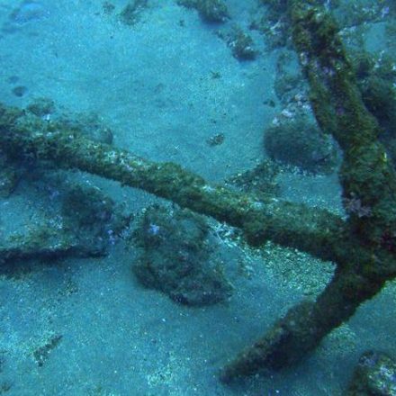 underwater view of a beach