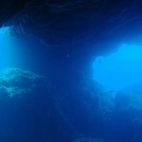 underwater view of the earth from space