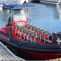 azores_sub_1 a small boat in a body of water